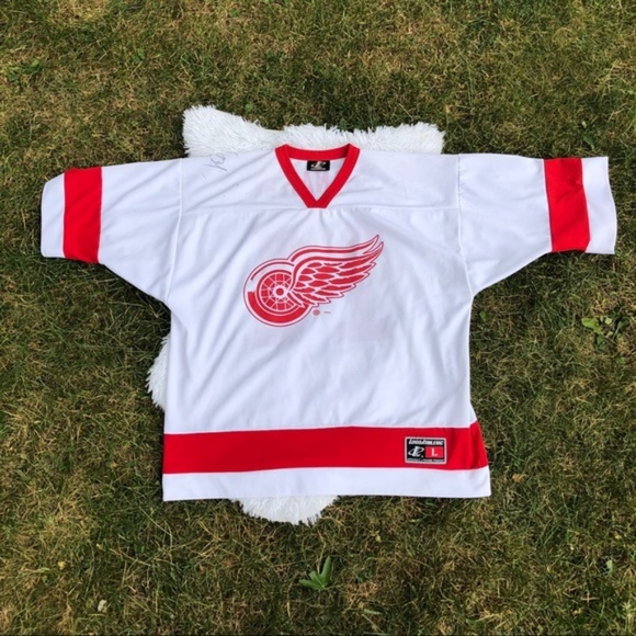 Detroit red wing shanahan jersey with authograph